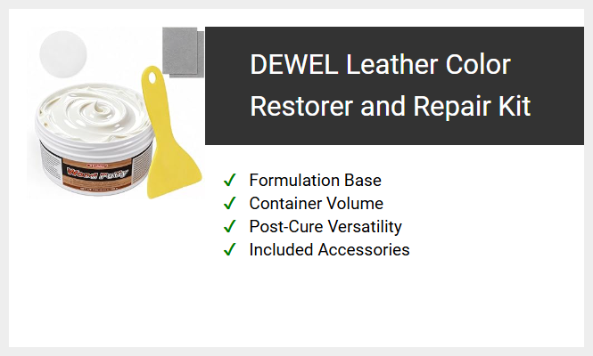 DEWEL Leather Color Restorer and Repair Kit