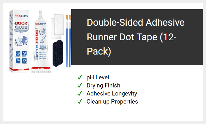 Double-Sided Adhesive Runner Dot Tape (12-Pack)
