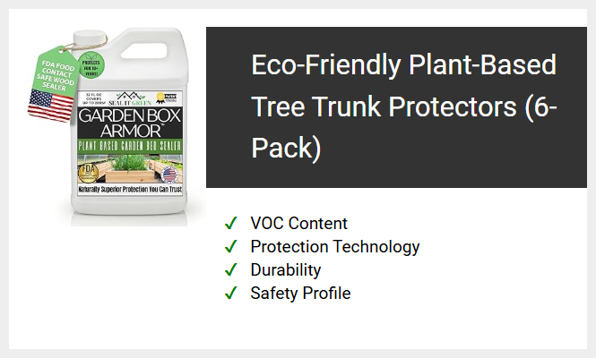 Eco-Friendly Plant-Based Tree Trunk Protectors (6-Pack)