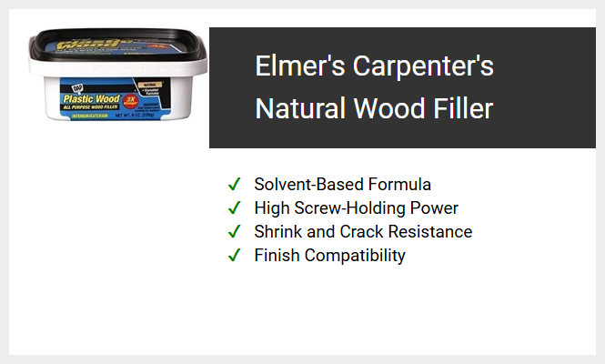 Elmer's Carpenter's Natural Wood Filler