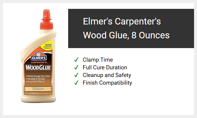 Elmer's Carpenter's Wood Glue, 8 Ounces