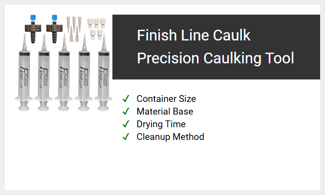 Finish Line Caulk Precision Caulking Tool