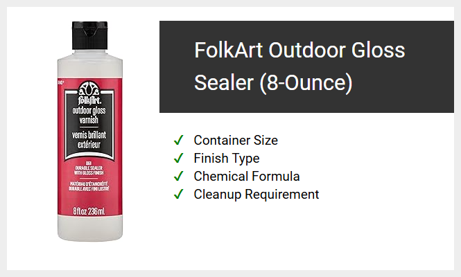 FolkArt Outdoor Gloss Sealer (8-Ounce)