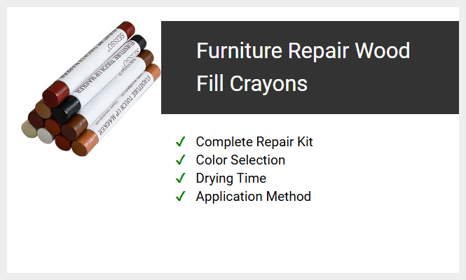 Furniture Repair Wood Fill Crayons