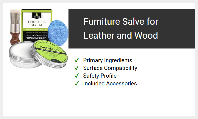 Furniture Salve for Leather and Wood