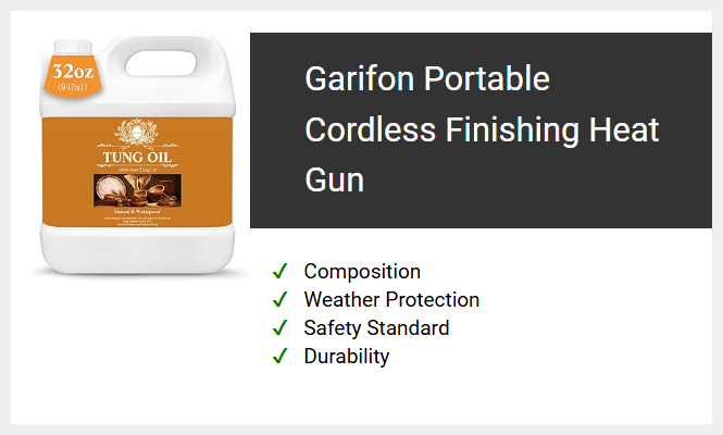 Garifon Portable Cordless Finishing Heat Gun