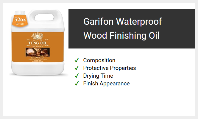 Garifon Waterproof Wood Finishing Oil