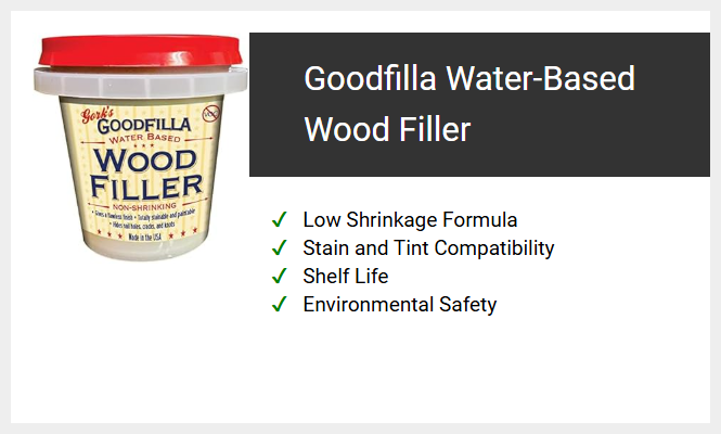 Goodfilla Water-Based Wood Filler