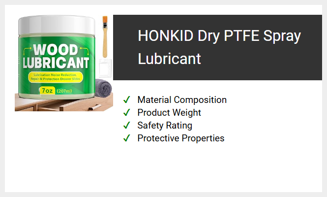 HONKID Dry PTFE Spray Lubricant