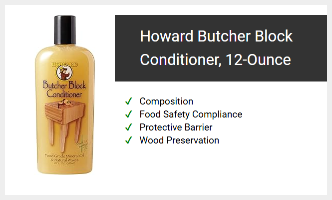 Howard Butcher Block Conditioner, 12-Ounce