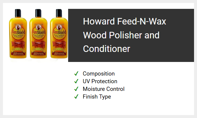 Howard Feed-N-Wax Wood Polisher and Conditioner
