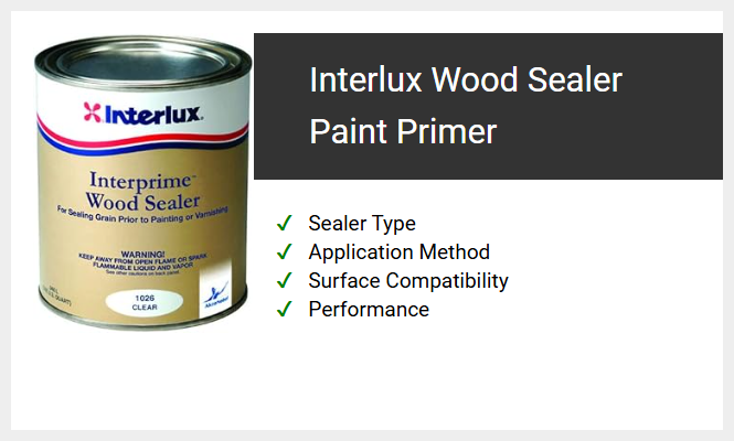Interlux Wood Sealer Paint Primer