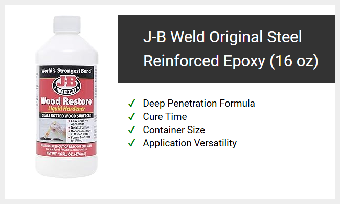 J-B Weld Original Steel Reinforced Epoxy (16 oz)