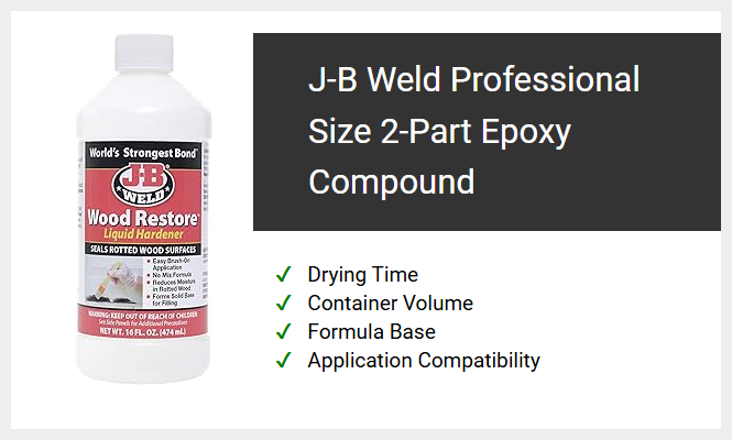 J-B Weld Professional Size 2-Part Epoxy Compound