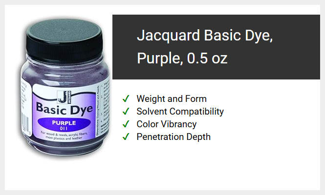 Jacquard Basic Dye, Purple, 0.5 oz