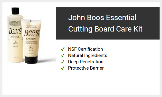 John Boos Essential Cutting Board Care Kit