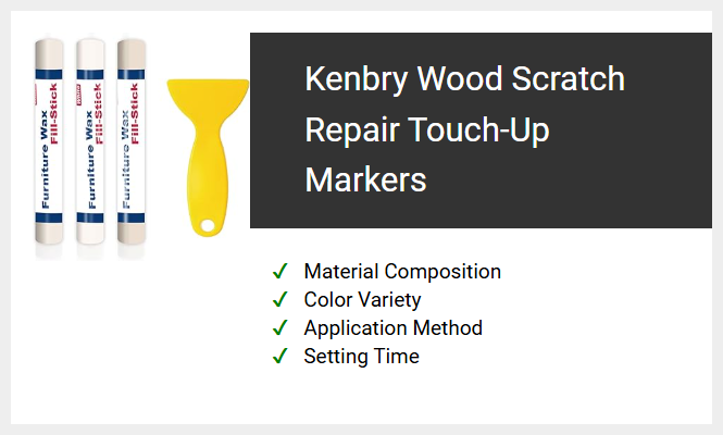 Kenbry Wood Scratch Repair Touch-Up Markers