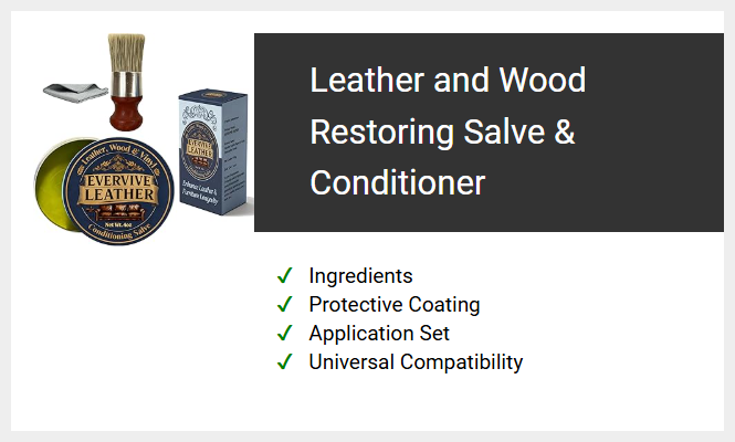 Leather and Wood Restoring Salve & Conditioner