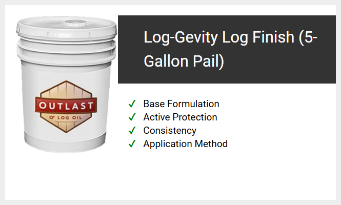 Log-Gevity Log Finish (5-Gallon Pail)