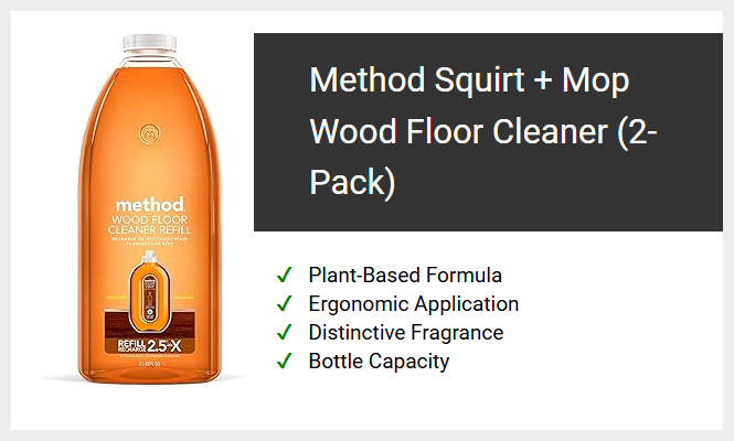 Method Squirt + Mop Wood Floor Cleaner (2-Pack)