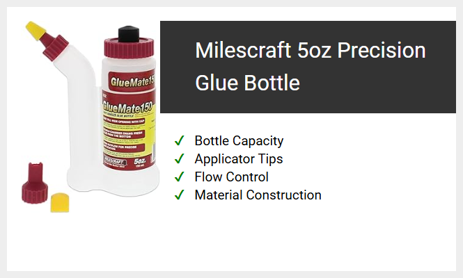 Milescraft 5oz Precision Glue Bottle