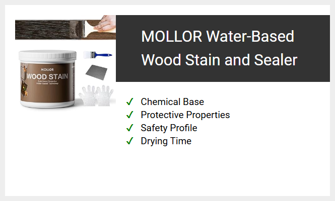 MOLLOR Water-Based Wood Stain and Sealer