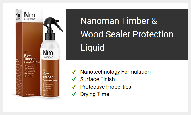 Nanoman Timber & Wood Sealer Protection Liquid