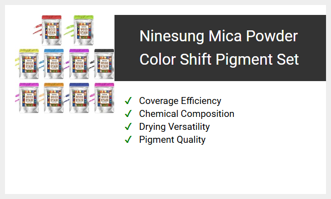 Ninesung Mica Powder Color Shift Pigment Set