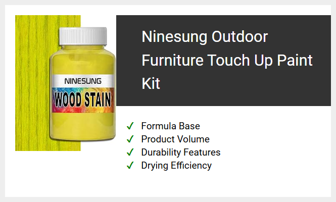 Ninesung Outdoor Furniture Touch Up Paint Kit