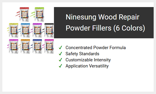 Ninesung Wood Repair Powder Fillers (6 Colors)