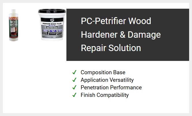 PC-Petrifier Wood Hardener & Damage Repair Solution