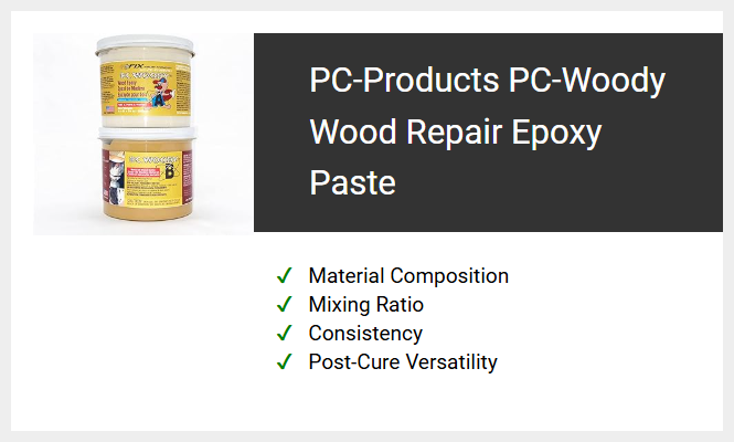 PC-Products PC-Woody Wood Repair Epoxy Paste