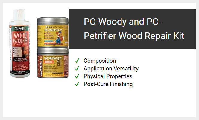 PC-Woody and PC-Petrifier Wood Repair Kit