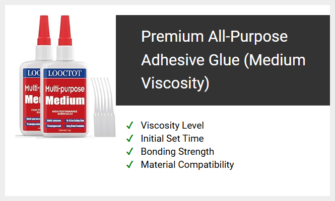 Premium All-Purpose Adhesive Glue (Medium Viscosity)