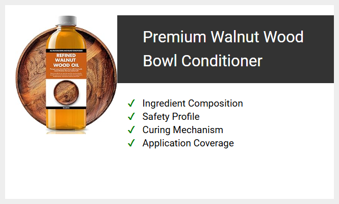 Premium Walnut Wood Bowl Conditioner
