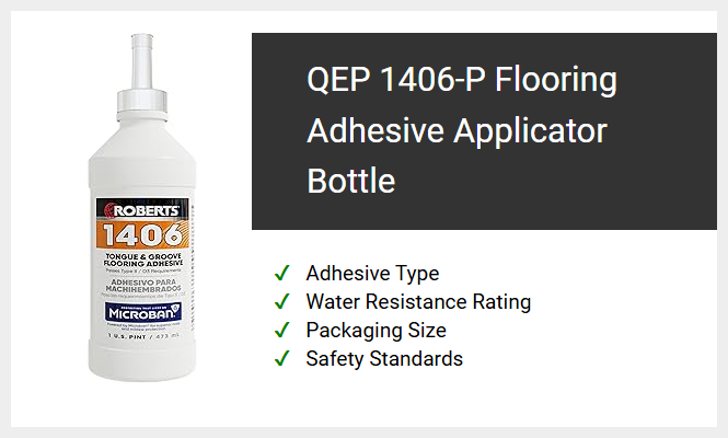 QEP 1406-P Flooring Adhesive Applicator Bottle