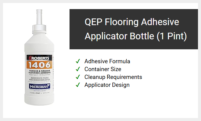 QEP Flooring Adhesive Applicator Bottle (1 Pint)