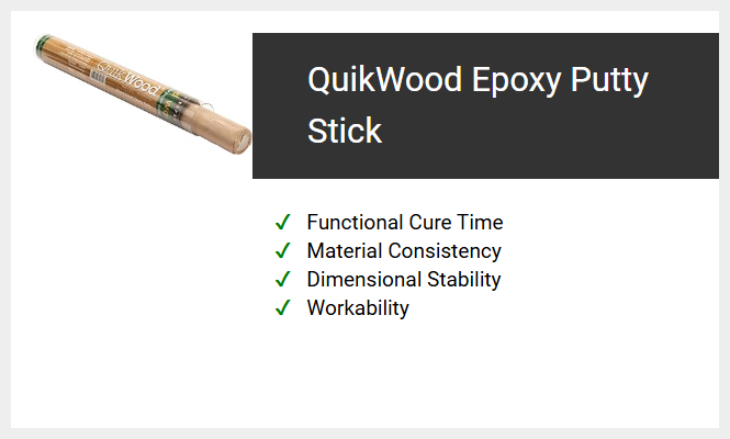 QuikWood Epoxy Putty Stick