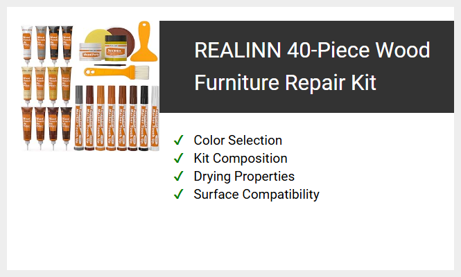 REALINN 40-Piece Wood Furniture Repair Kit