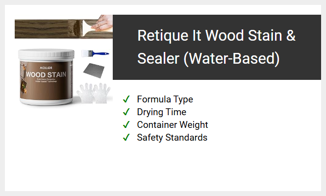 Retique It Wood Stain & Sealer (Water-Based)