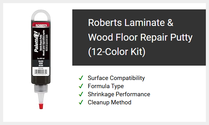 Roberts Laminate & Wood Floor Repair Putty (12-Color Kit)