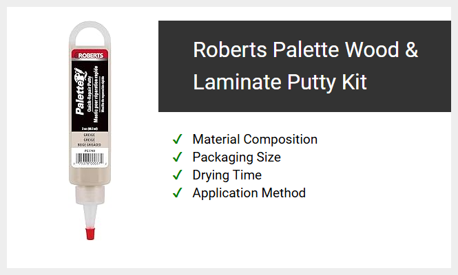 Roberts Palette Wood & Laminate Putty Kit