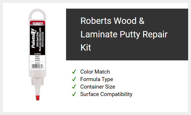 Roberts Wood & Laminate Putty Repair Kit