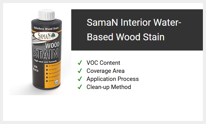 SamaN Interior Water-Based Wood Stain