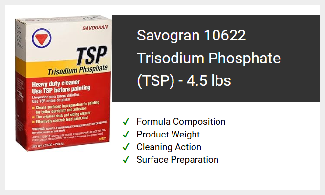 Savogran 10622 Trisodium Phosphate (TSP) - 4.5 lbs