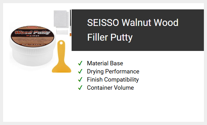 SEISSO Walnut Wood Filler Putty