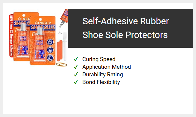Self-Adhesive Rubber Shoe Sole Protectors