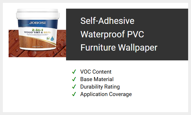 Self-Adhesive Waterproof PVC Furniture Wallpaper