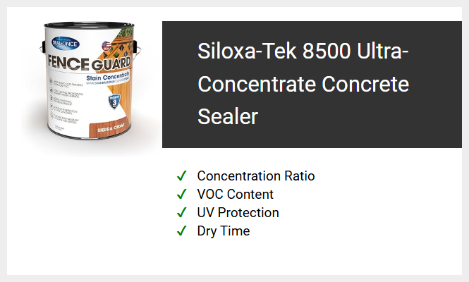 Siloxa-Tek 8500 Ultra-Concentrate Concrete Sealer