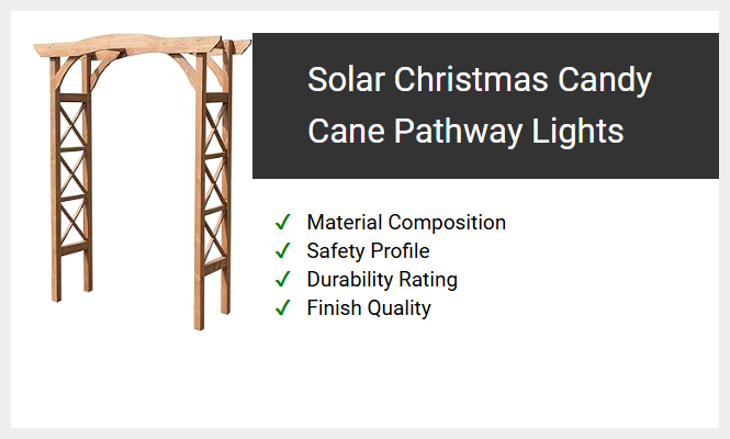 Solar Christmas Candy Cane Pathway Lights